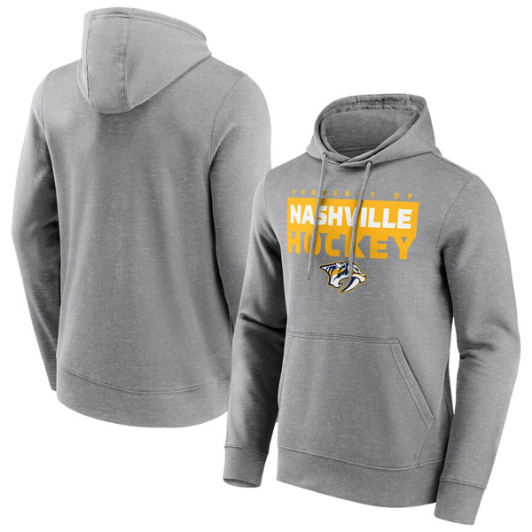 Men's Nashville Predators Gray Gain Ground Hoodie